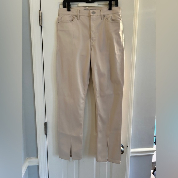 Hudson Barbara High Rise Straight Faux Leather shell collection Jeans, 30 - Picture 7 of 9